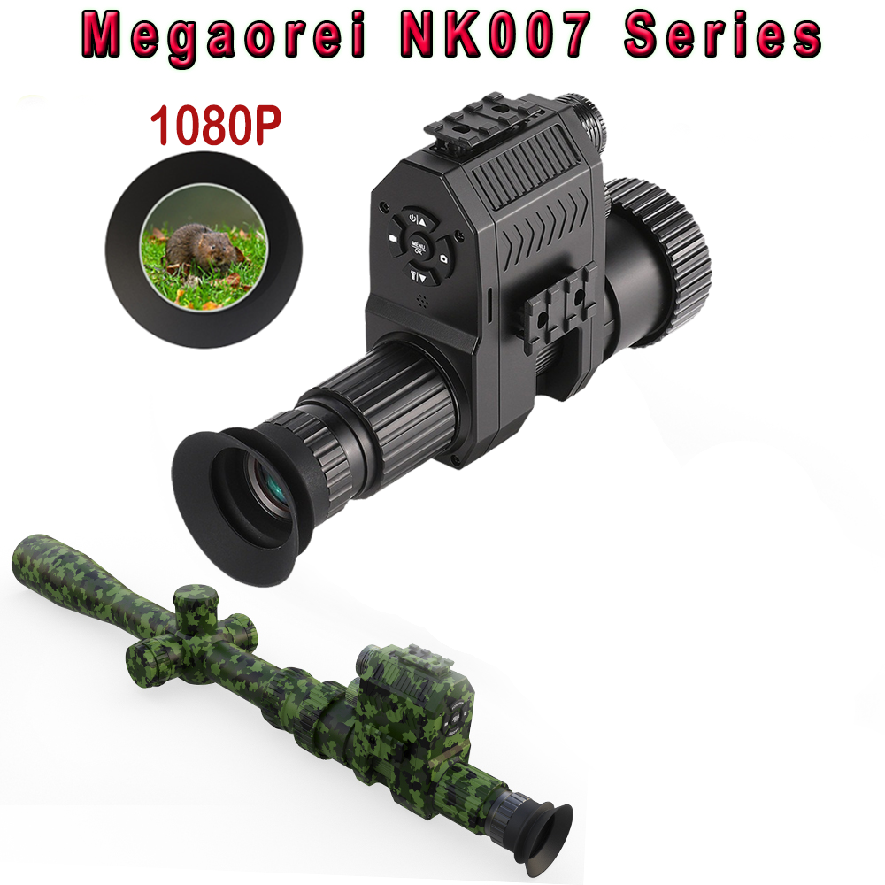 Outdoor Hunting Digital Night Vision - Megaorei NK007plus 200-400M Monocular 1080P Digital