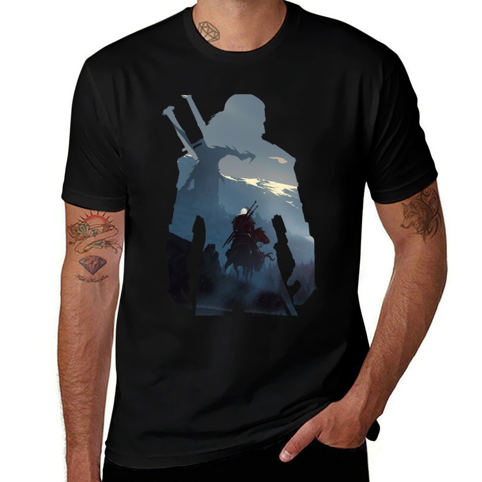 Wildman Hunting & Outdoor Photos - The Wild Hunt T-Shirt Stretch Fabric