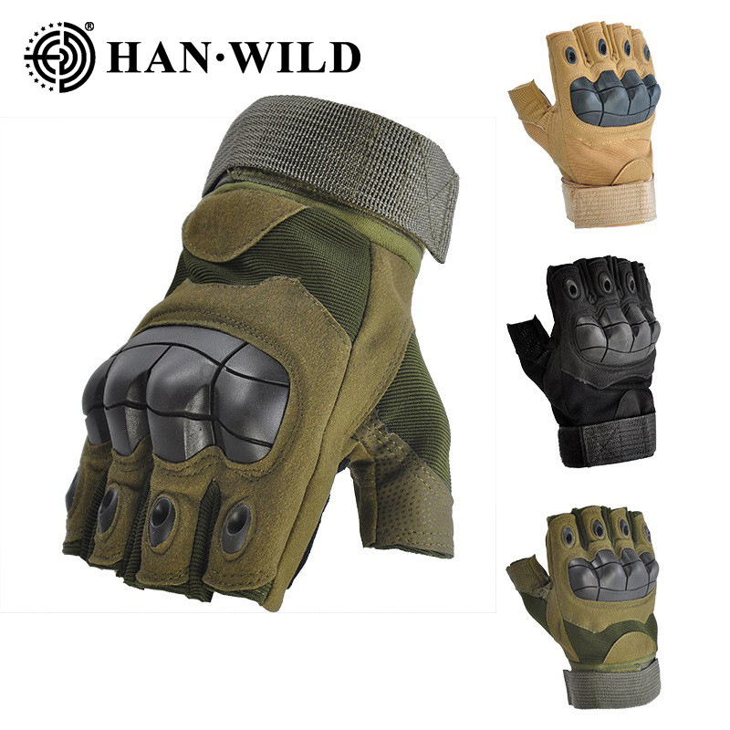 Wildman Hunting & Outdoor Photos - Tactical Training Gloves Haif Finger Gloves