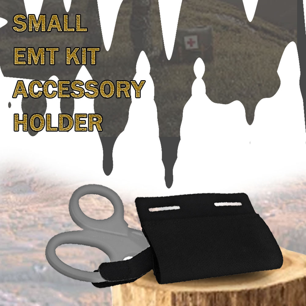 Outdoor Hunting Gear Storage - Small EMT Kit Accessory TQ Scissors