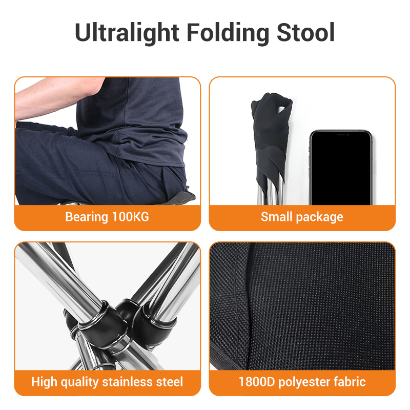 WESTTUNE Portable Folding Stoo - Outdoor Hunting Chair avaliação e preço