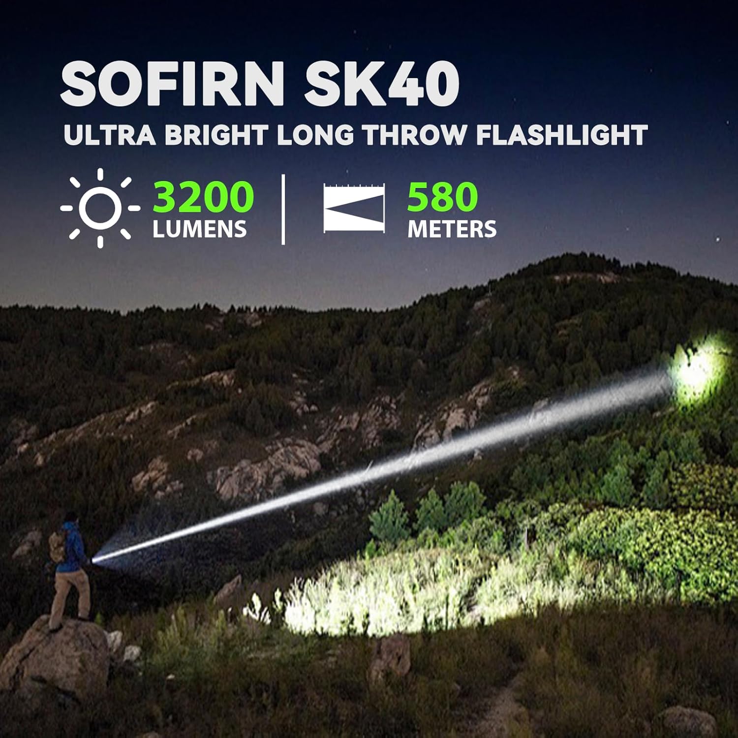 3200 Lumens Tactical Flashligh - Tactical Flashlight Rechargeable avaliação e preço