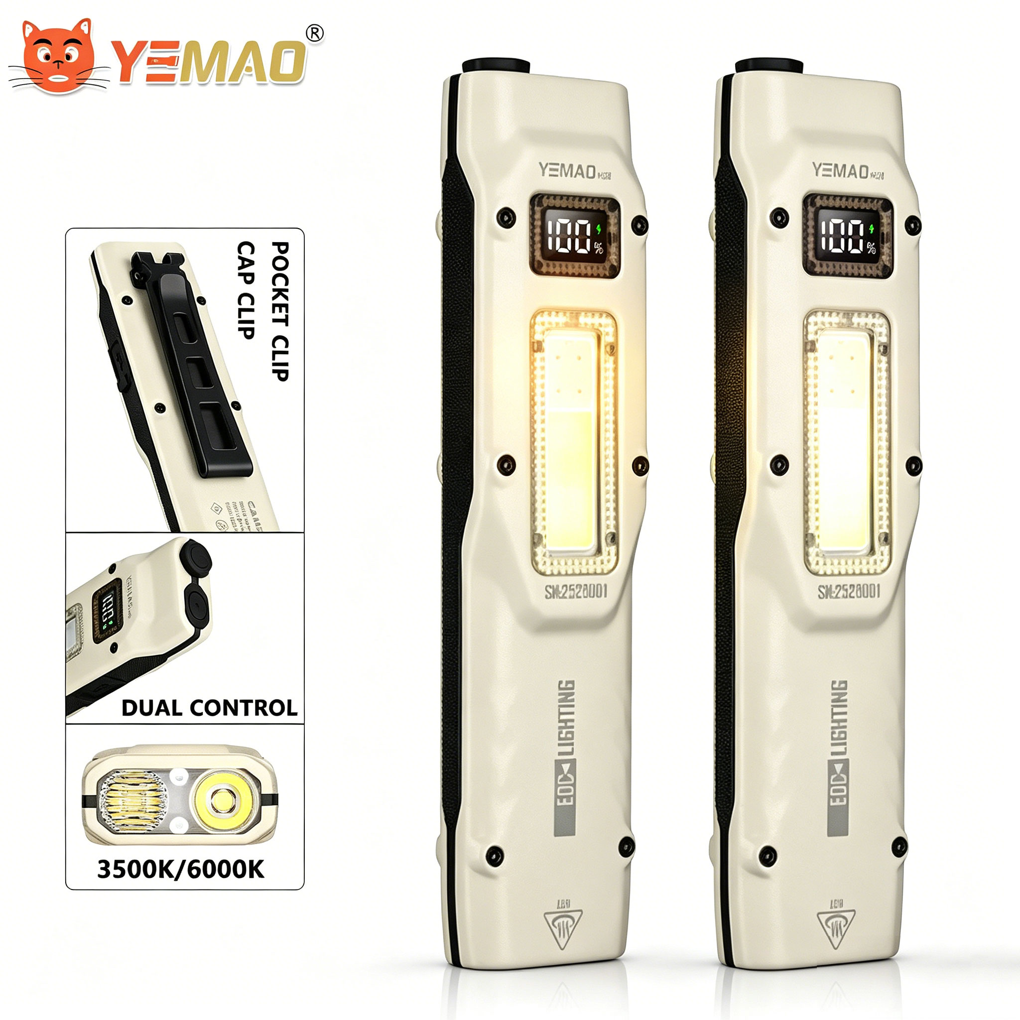 Portable 880LM YEMAO M28 Ultra - Tactical Flashlight Rechargeable avaliação e preço