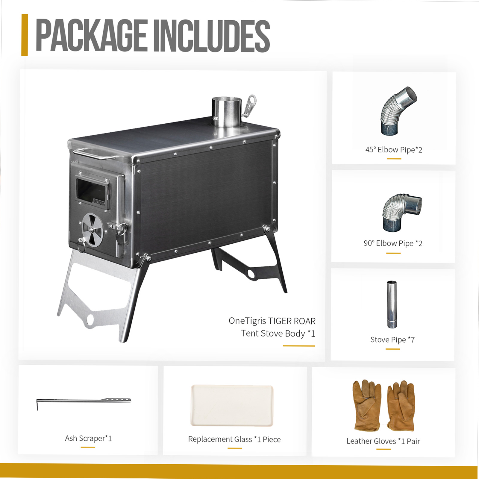 OneTigris Tiger Roar Tent Stov - Outdoor Hunting Heater avaliação e preço