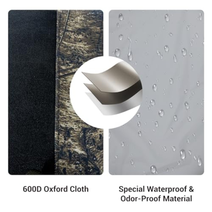 Water-Resistant Camouflage Duf - Outdoor Hunting Gear Storage avaliação e preço