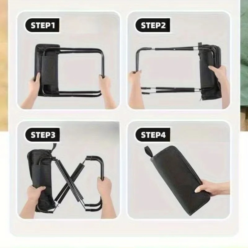 Portable Foldable Backpack Sto - Outdoor Hunting Chair avaliação e preço