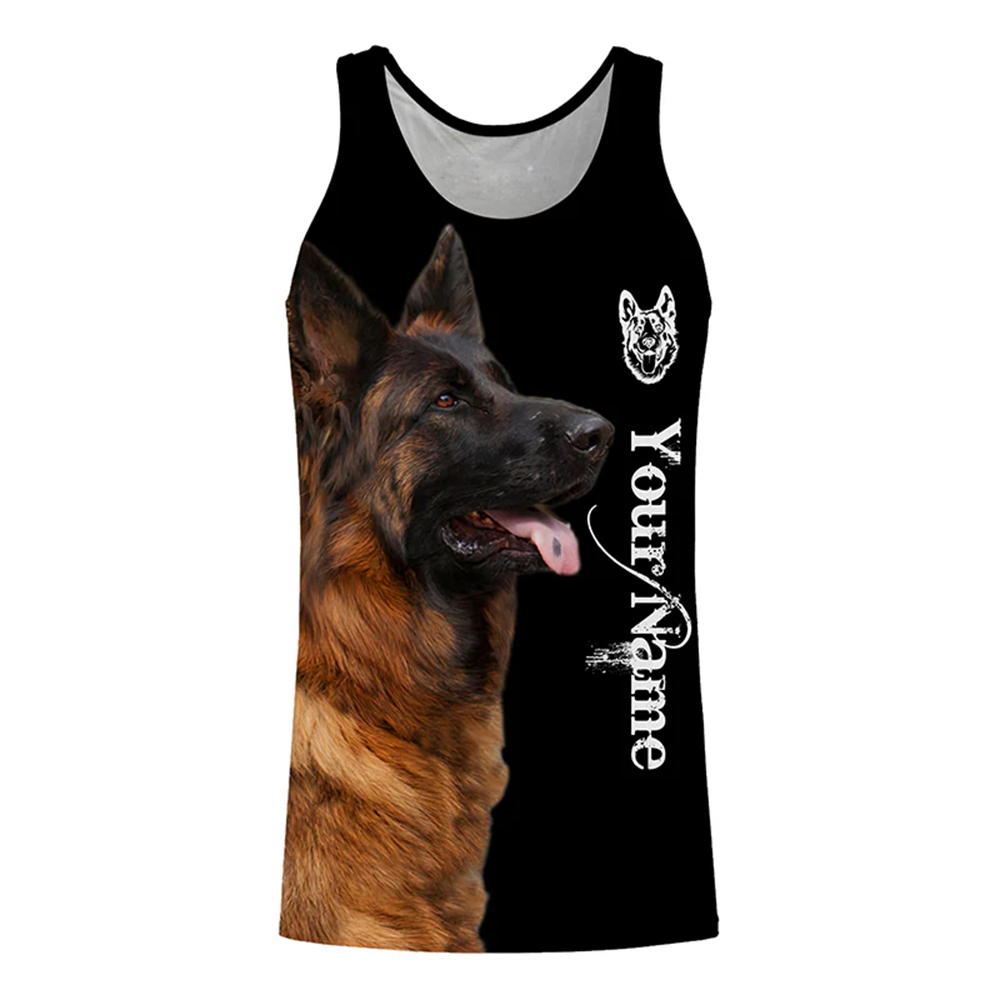 Personalized Dog Lover Tank To - Hunting Dog Outdoor avaliação e preço