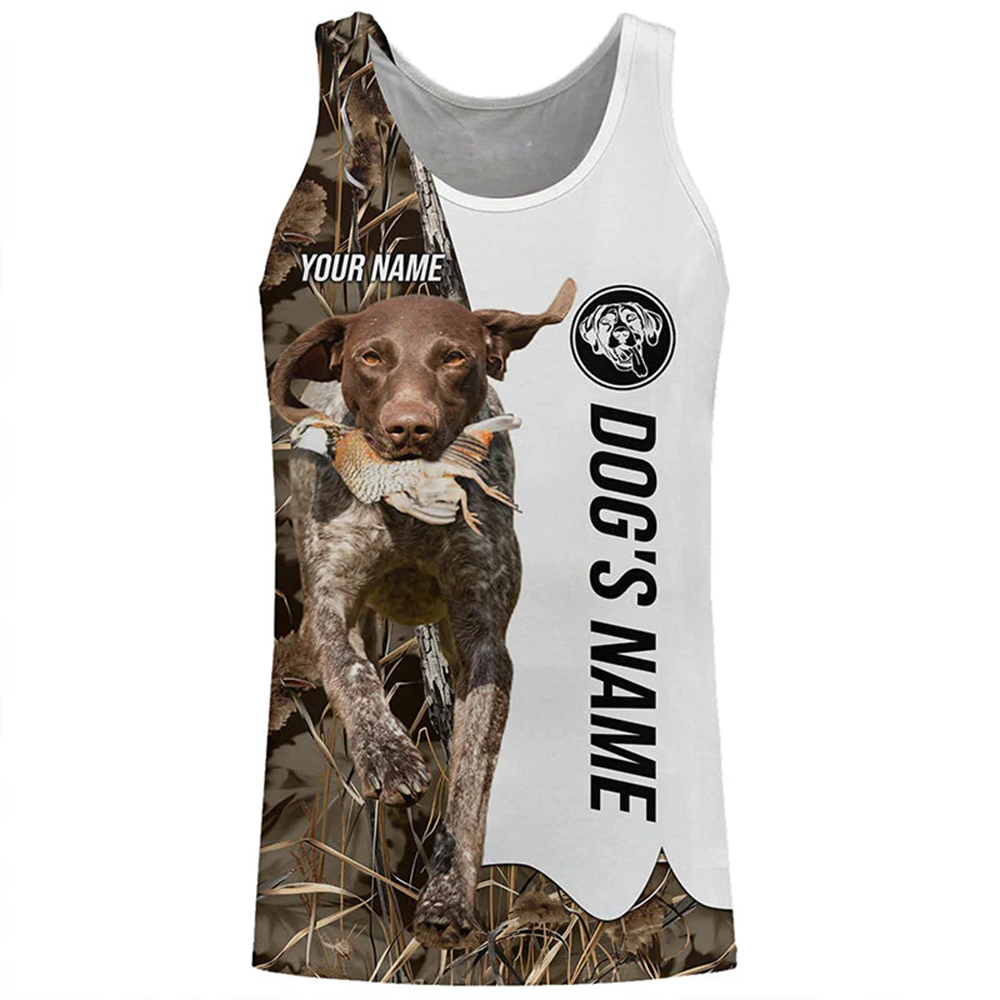 Personalized Dog Lover Tank To - Hunting Dog Outdoor avaliação e preço