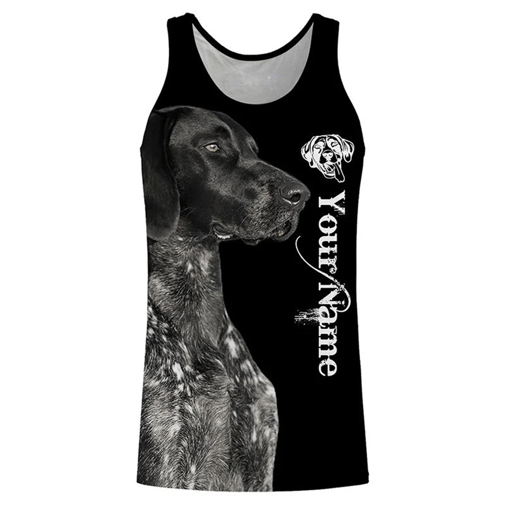 Personalized Dog Lover Tank To - Hunting Dog Outdoor avaliação e preço