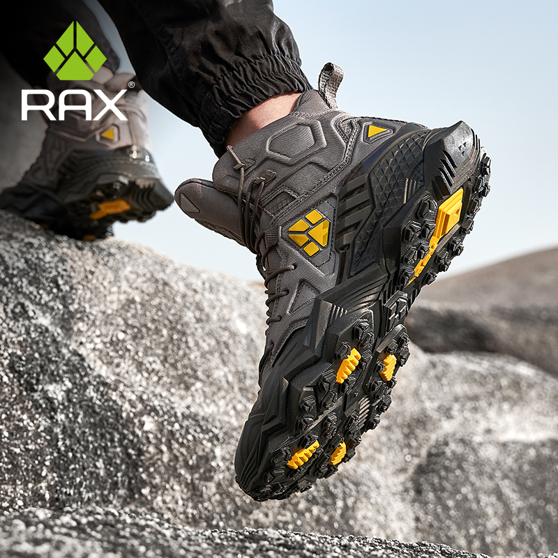 Rax Hiking Shoes Men Waterproo - Outdoor Hunting Boots For Men avaliação e preço