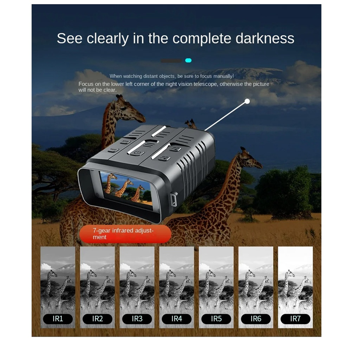 R19 Digital Night Vision Binoc - Outdoor Hunting Digital Night Vision avaliação e preço