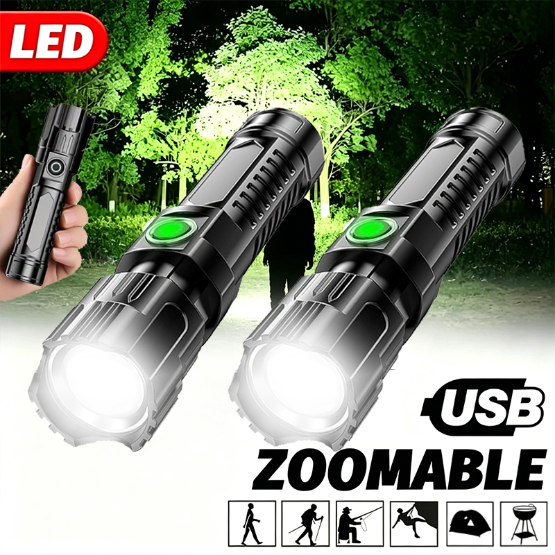 Super Bright LED Flashlight US - Tactical Flashlight Rechargeable avaliação e preço