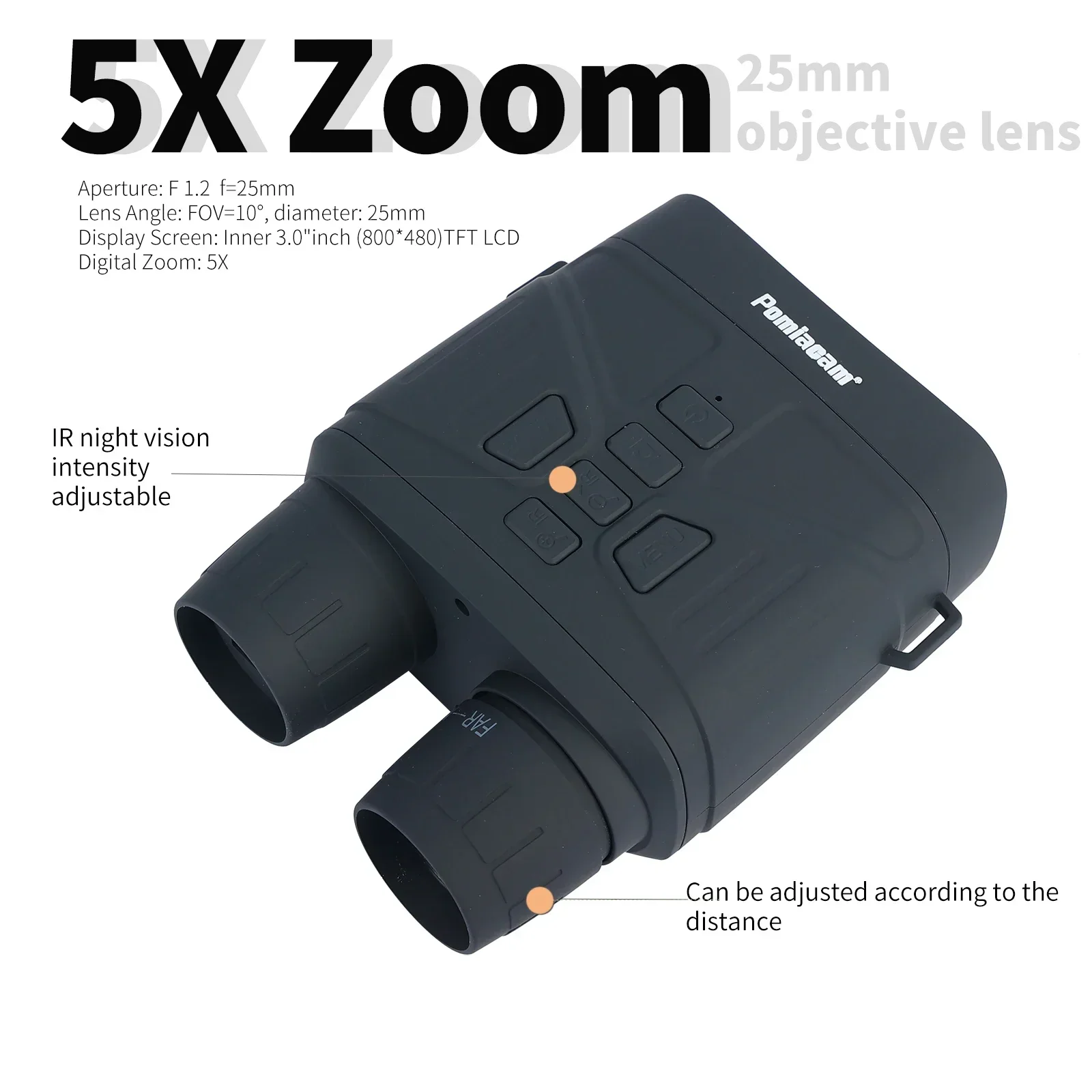 12 Megapixel Infrared Binocula - Outdoor Hunting Digital Night Vision avaliação e preço