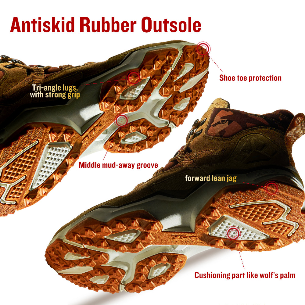 RAX Men Hiking Shoes Mid-top W - Outdoor Hunting Boots For Men avaliação e preço