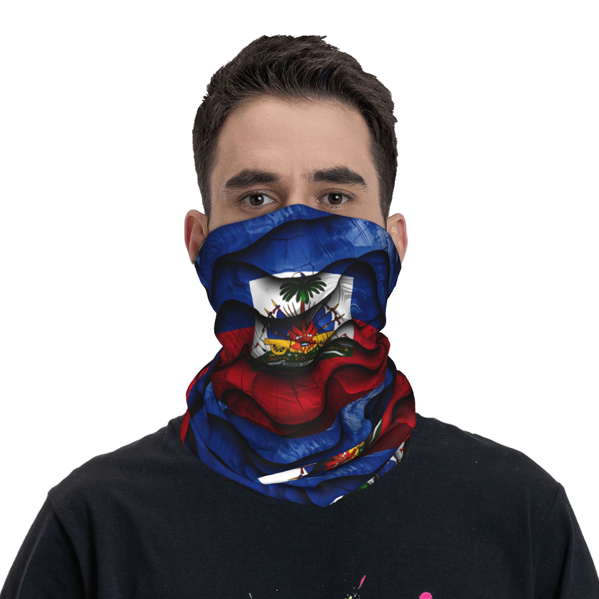 Haiti Flag Balaclava  Hunting  - Outdoor Hunting And Fishing avaliação e preço
