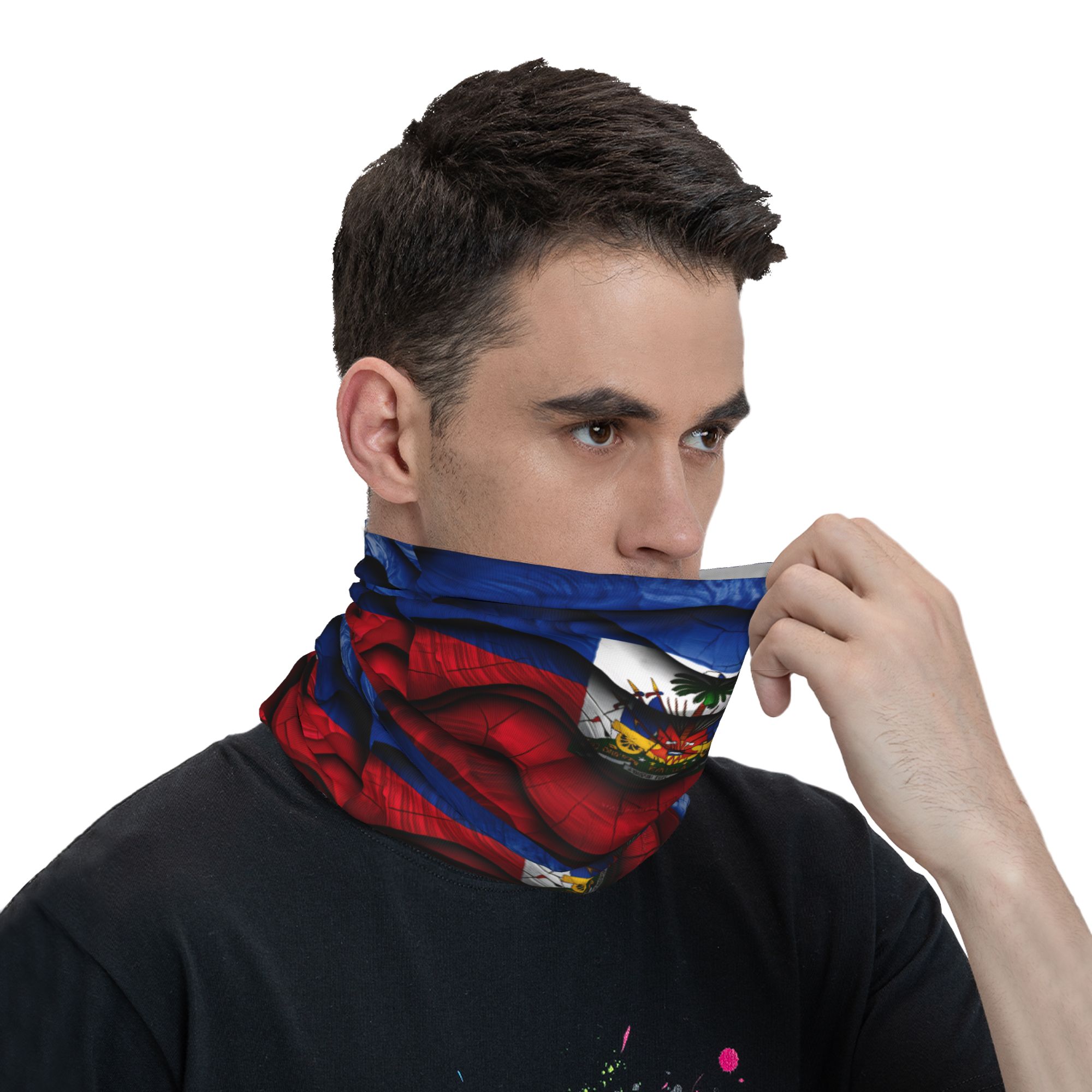 Haiti Flag Balaclava  Hunting  - Outdoor Hunting And Fishing avaliação e preço