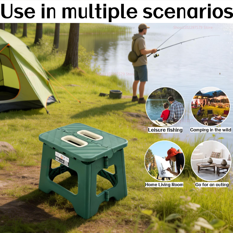 Portable Folding Camping Stool - Outdoor Hunting Chair avaliação e preço