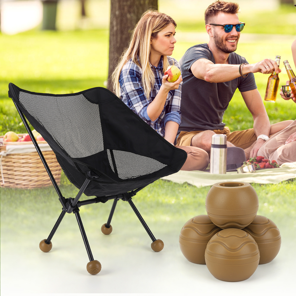 4Pcs Camping Chair Leg Cap Ant - Outdoor Hunting Chair avaliação e preço