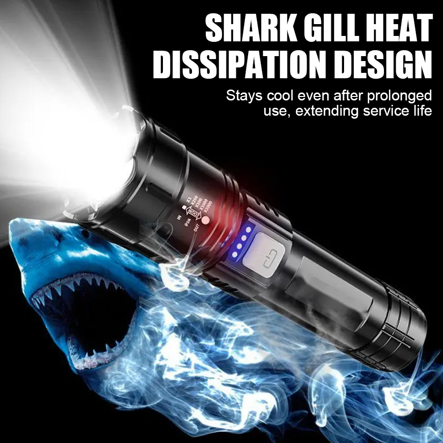 High Power P50 LED Flashlight  - Tactical Flashlight Rechargeable avaliação e preço