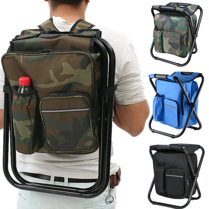 2 in 1 Folding Fishing Chair B - Outdoor Hunting Chair avaliação e preço