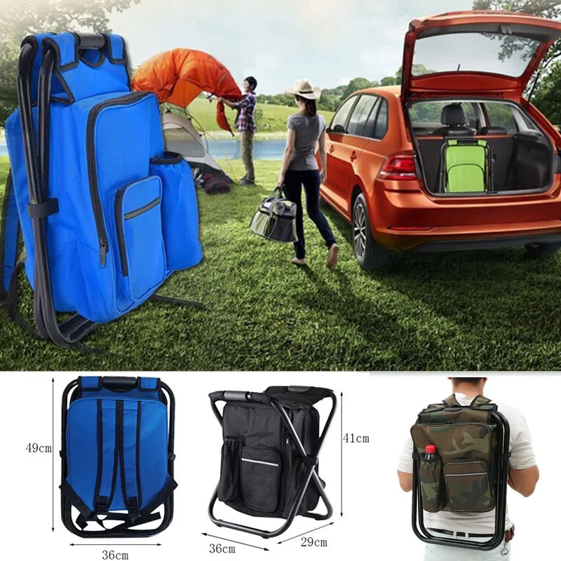 2 in 1 Folding Fishing Chair B - Outdoor Hunting Chair avaliação e preço