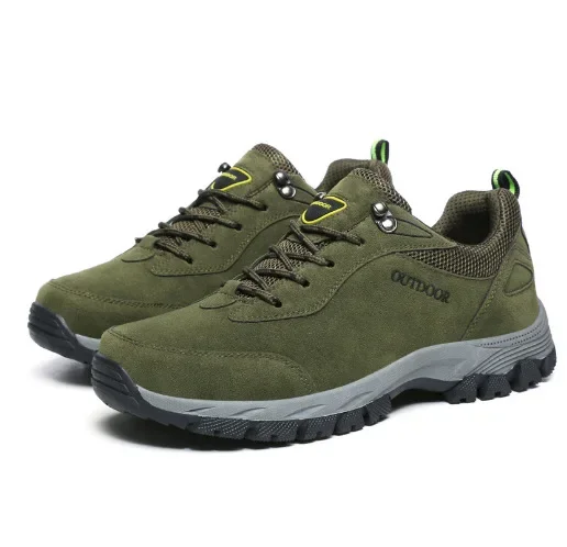 Men's Hiking Shoes Suede Leath - Outdoor Hunting Boots For Men avaliação e preço