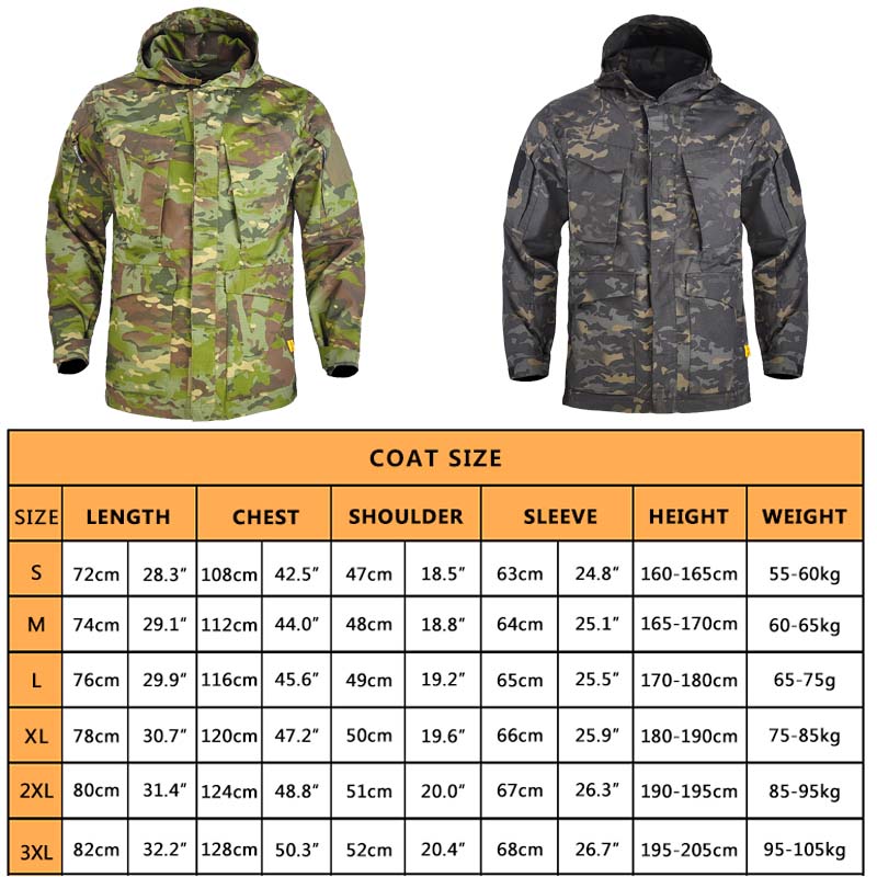 Men Outdoor Tactic Jacket+G3 P - Wildman Hunting & Outdoor Photos avaliação e preço