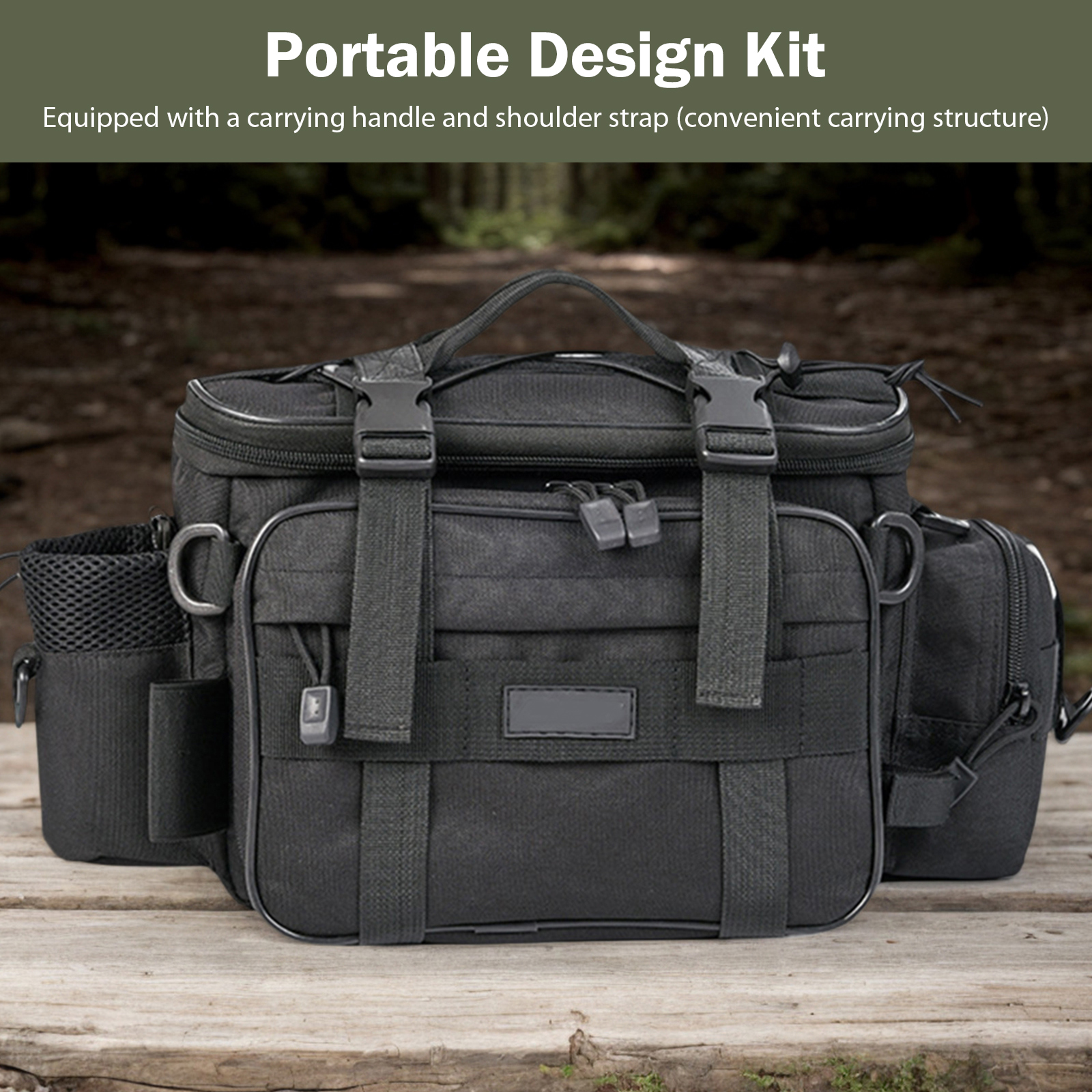Portable Fishing Gear Organize - Outdoor Hunting Gear Storage avaliação e preço