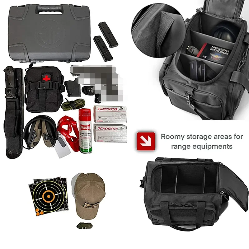Gun Range Storage Bag with MOL - Outdoor Hunting Equipment avaliação e preço