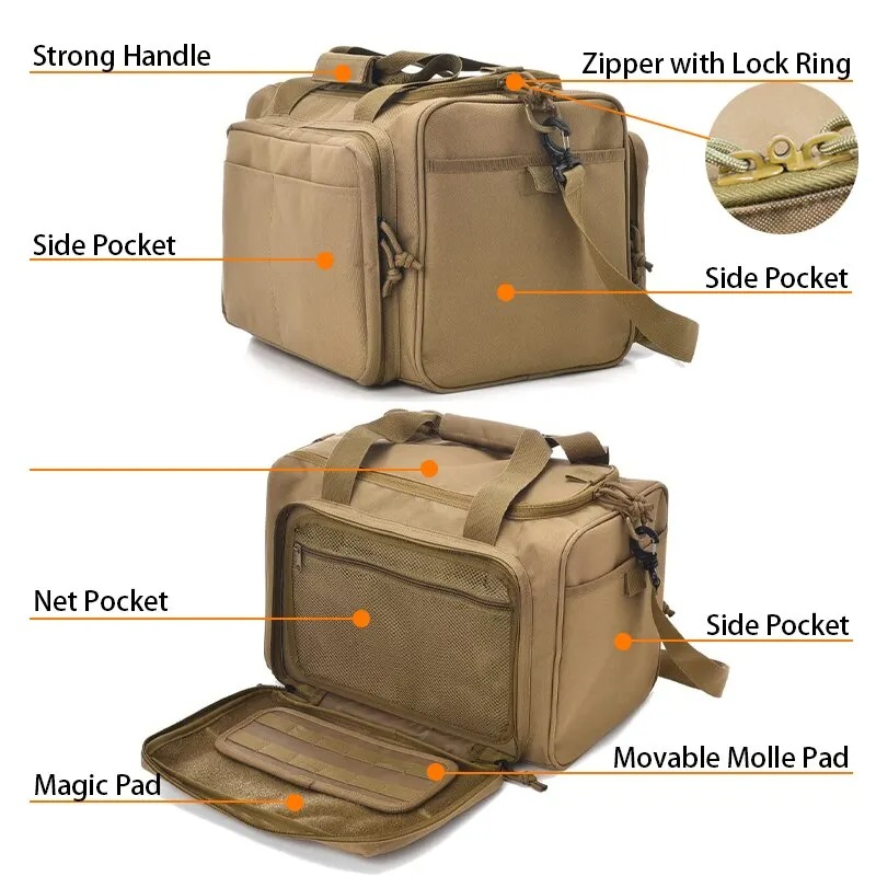 Gun Range Storage Bag with MOL - Outdoor Hunting Equipment avaliação e preço