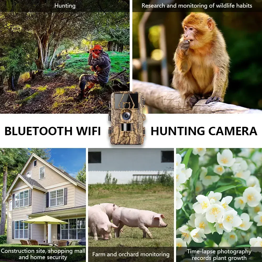 PR801W WIFI 8K 60MP Digital Tr - Outdoor Hunting Digital Night Vision avaliação e preço