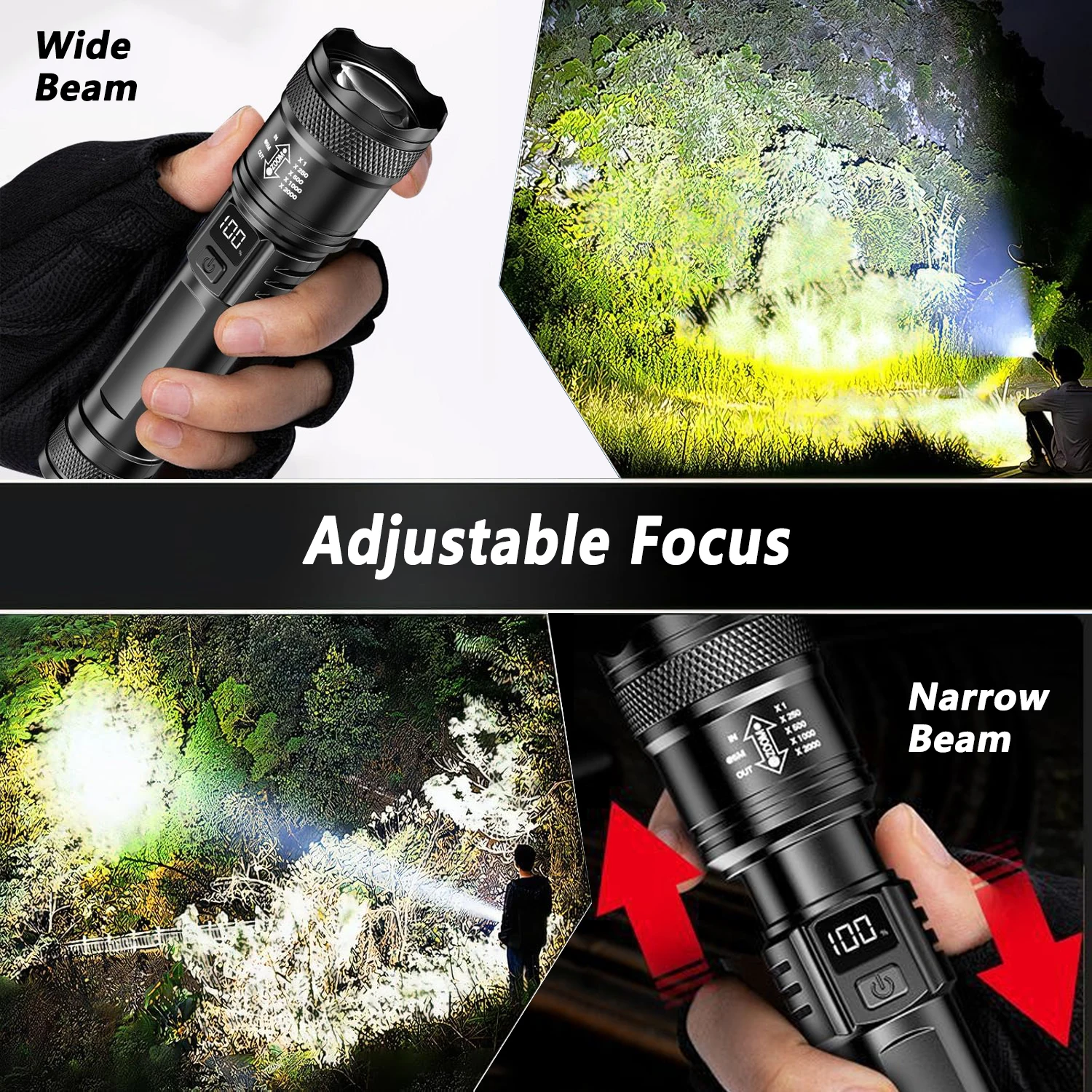 Ultra Bright LED Flashlight 20 - Tactical Flashlight Rechargeable avaliação e preço