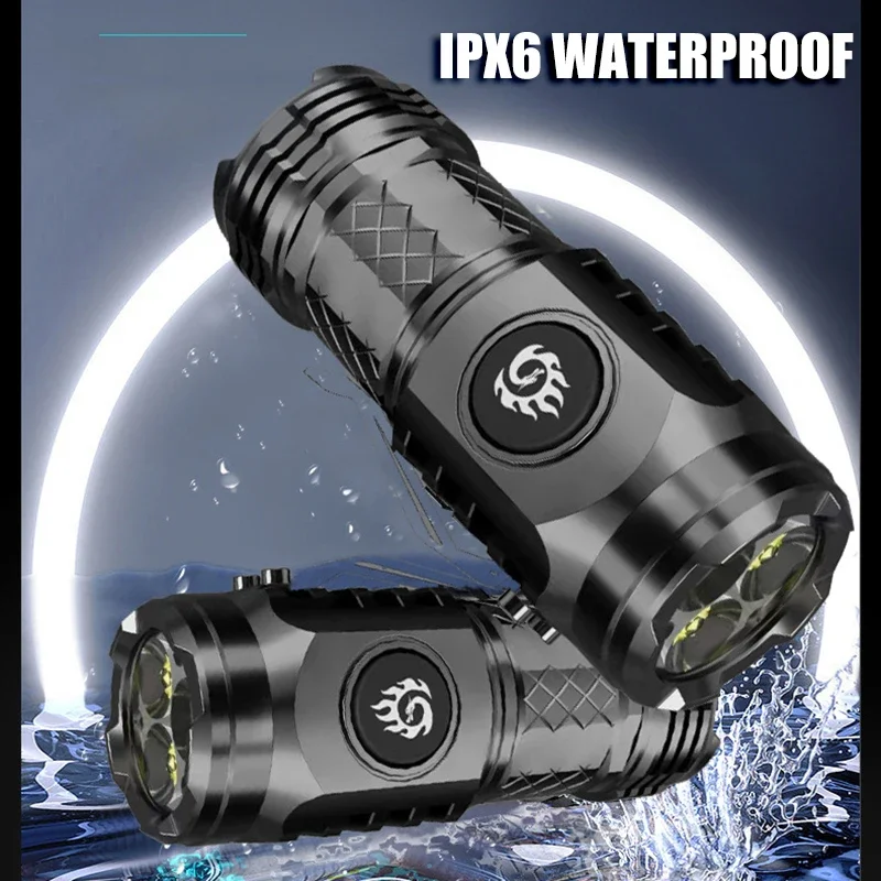 High Strong Power LED Flashlig - Tactical Flashlight Rechargeable avaliação e preço