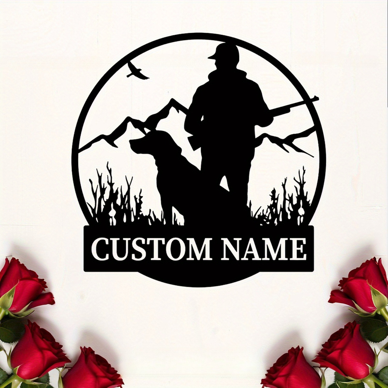 Custom Metal Wall Art with Hun - Hunting Dog Outdoor avaliação e preço