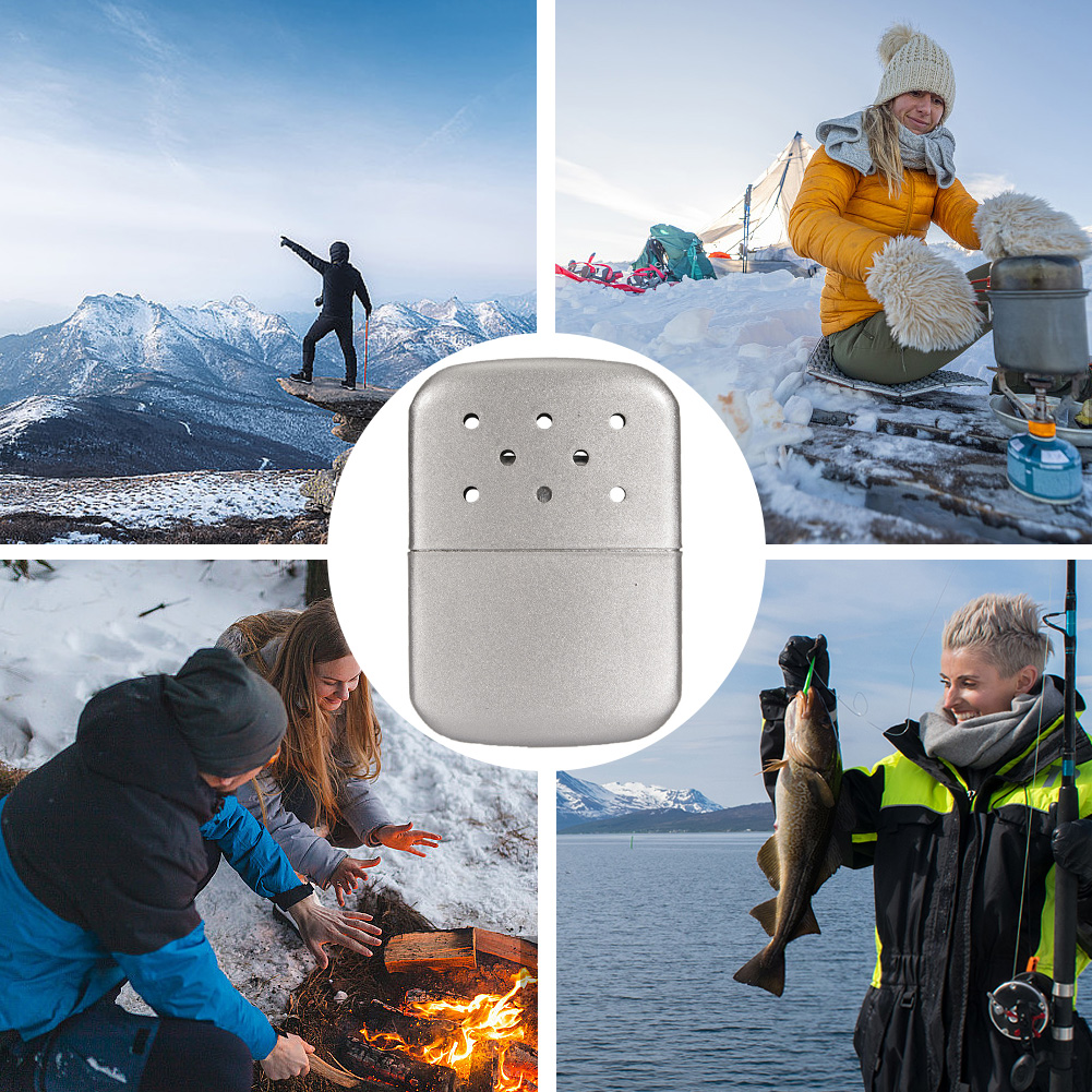 Zinc Alloy Hand Warmer Reusabl - Outdoor Hunting Heater avaliação e preço