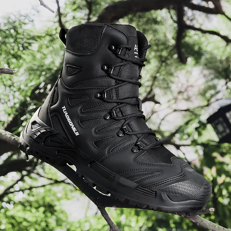 Men's Outdoor Hiking Tactical  - Outdoor Hunting Boots For Men avaliação e preço