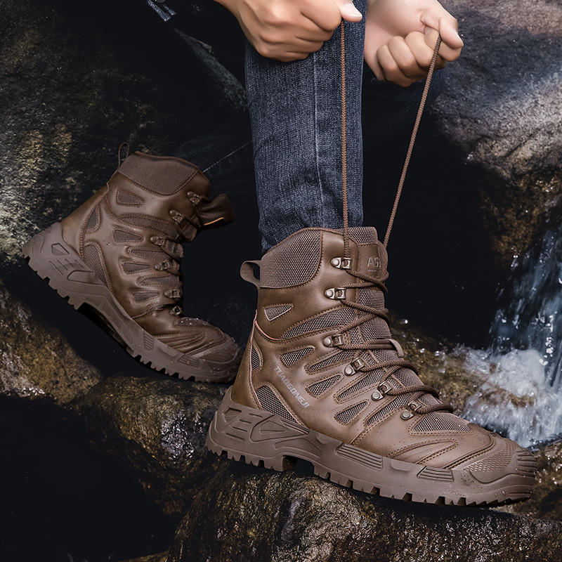 Men's Outdoor Hiking Tactical  - Outdoor Hunting Boots For Men avaliação e preço