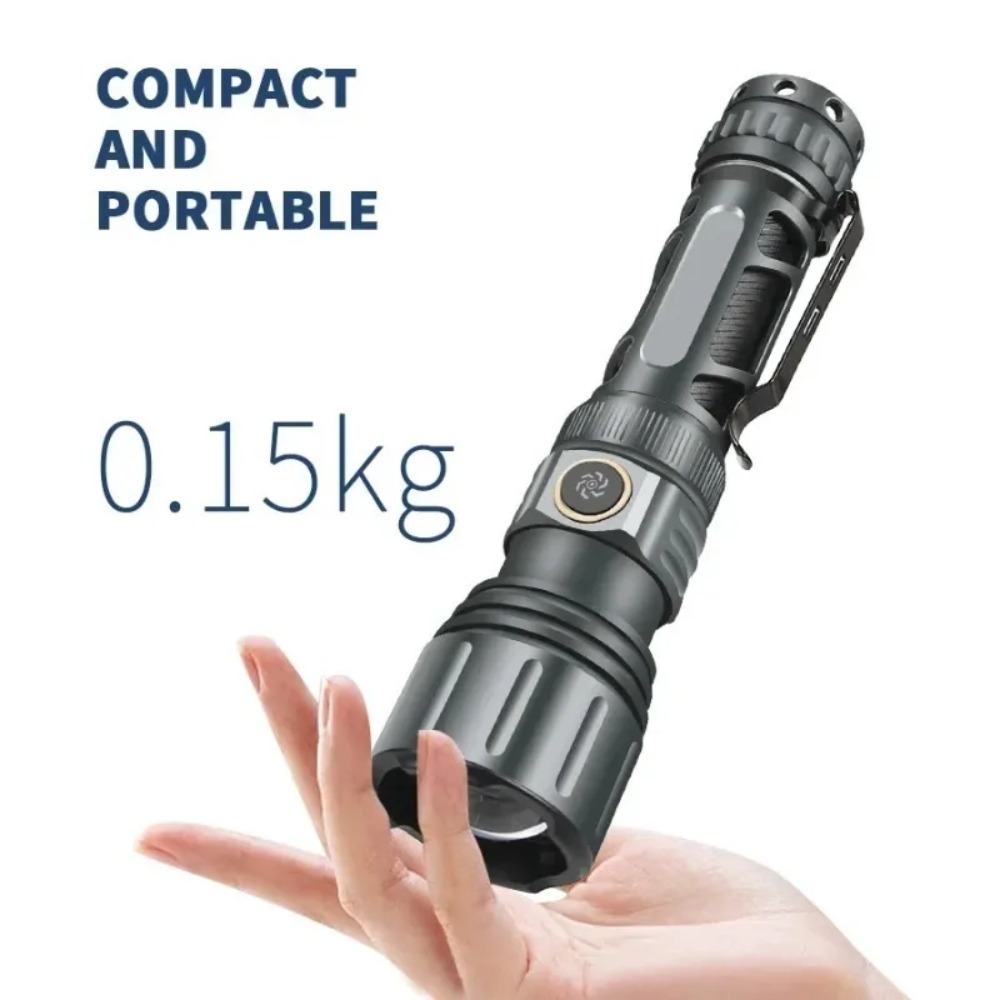 Super Bright Flashlight Portab - Tactical Flashlight Rechargeable avaliação e preço