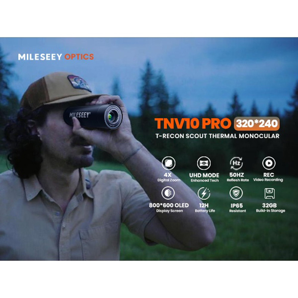 MILESEEY TNV10 PRO 320×240 Res - Outdoor Hunting Equipment avaliação e preço