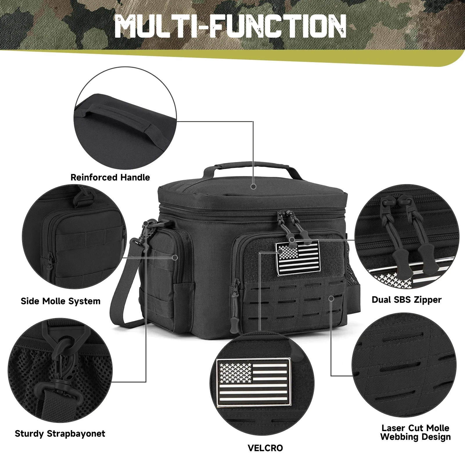 13L Tactical Thermal Cooler Ba - Outdoor Hunting Gear Storage avaliação e preço