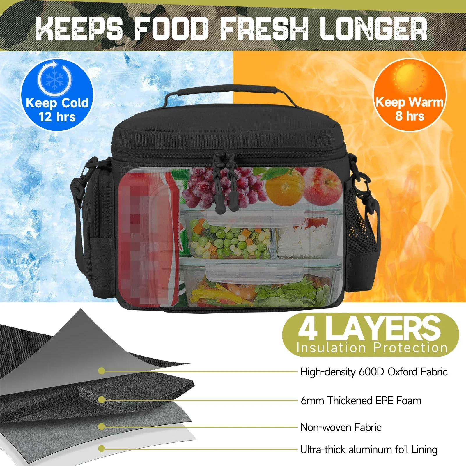 13L Tactical Thermal Cooler Ba - Outdoor Hunting Gear Storage avaliação e preço