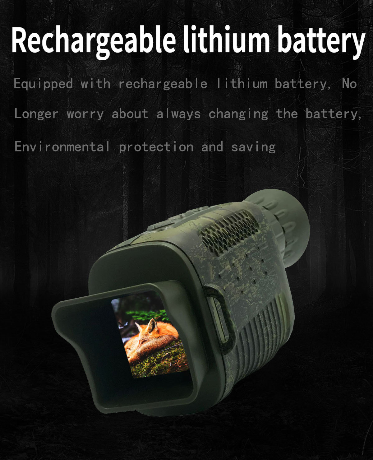 Camping Non Thermal Imager Inf - Outdoor Hunting Digital Night Vision avaliação e preço