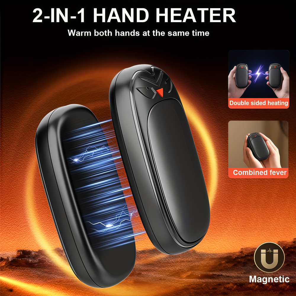 Hand Warmers 2000mAh*2 Recharg - Outdoor Hunting Heater avaliação e preço