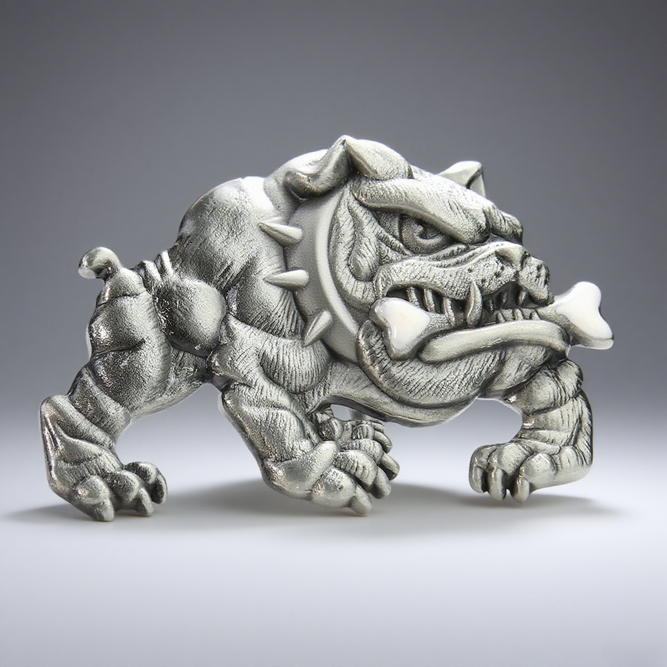 Pit Bull Dog Fangs Belt Buckle - Hunting Dog Outdoor avaliação e preço