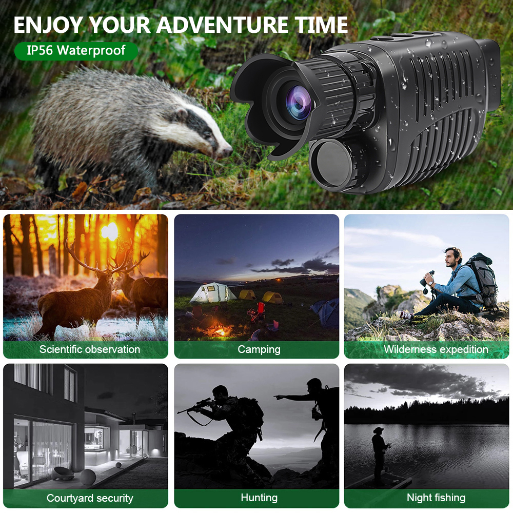 1080P HD Monocular Night Visio - Outdoor Hunting Digital Night Vision avaliação e preço
